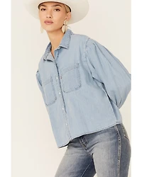 Levis Women's Kinsley Denim Utility Shirt