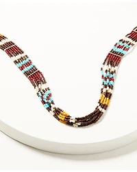 Shyanne Women's Frontier Seed Bead Layered Necklace