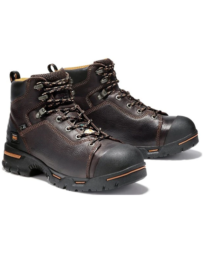 Timberland PRO Men's 6" Endurance Waterproof Work Boots - Steel Toe