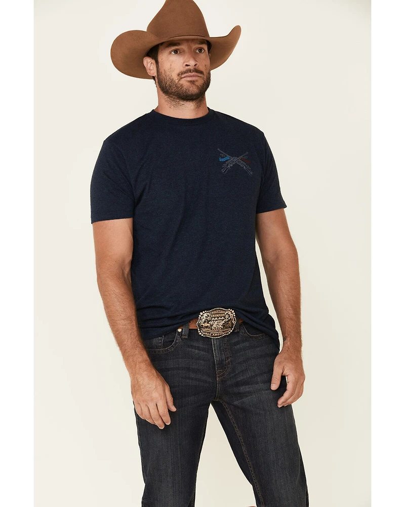 Cody James Men's Barn Sour Wash Jackson Slim Straight Stretch Denim Jeans