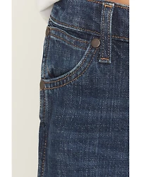 Wrangler Retro Little Boys' Jackson Hole Dark Wash Relaxed Bootcut Stretch Denim Jeans