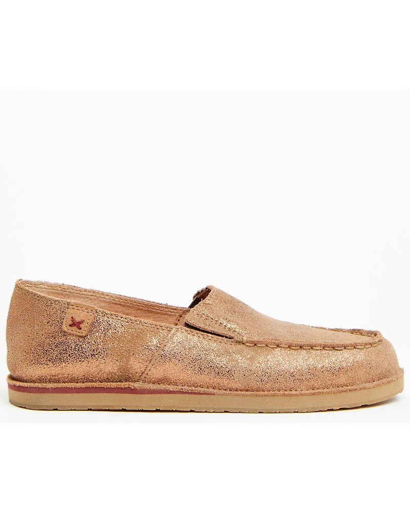 Twisted X Women's Boot Barn Exclusive Comfy Sparkle Loafer Shoes - Moc Toe