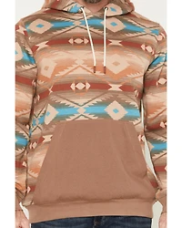 Cody James Men's Denver Southwestern Print Hooded Sweatshirt