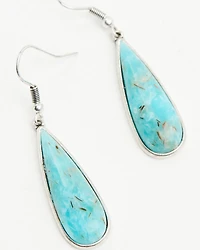Shyanne Women's Ridge Canyon Turquoise Teardrop Earrings
