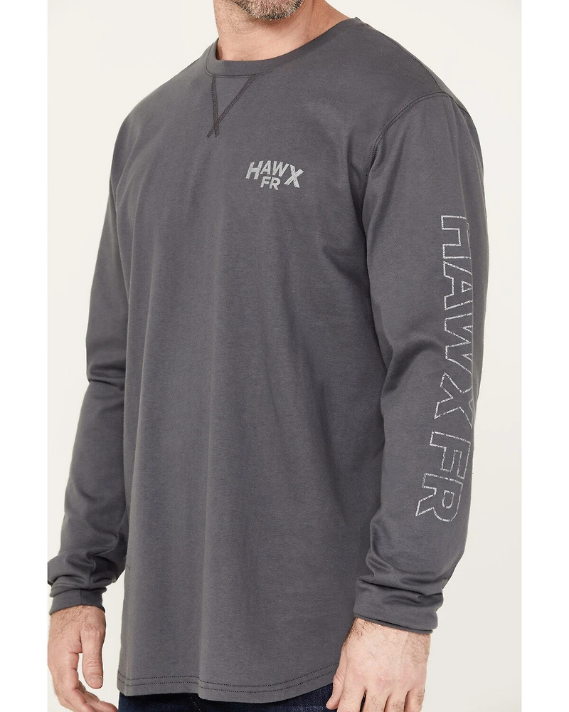 Hawx Men's FR Factory Graphic Long Sleeve Work Shirt