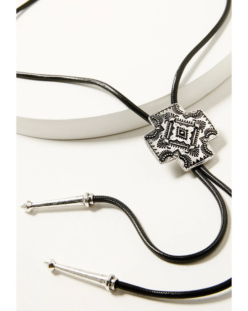 Shyanne Women's Cross Pendant Bolo Tie