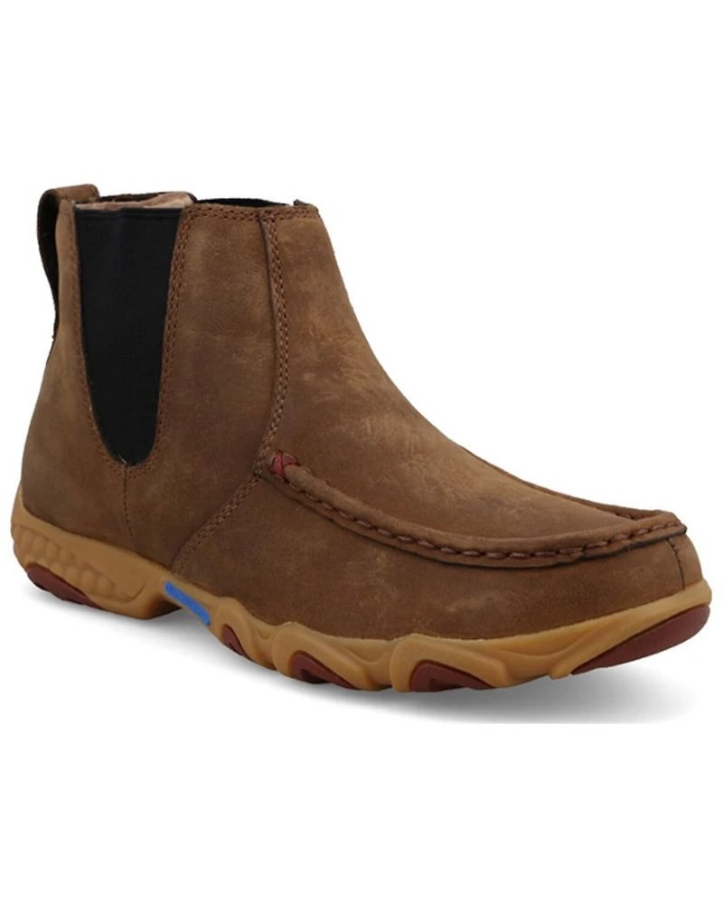 Twisted X Women's 4" Work Chelsea Driving Moc Shoes - Toe