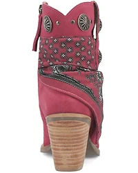 Dingo Women's Suede Bandida Western Booties - Round Toe