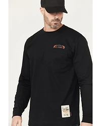 Cody James Men's FR Bull Long Sleeve Graphic Work T-Shirt