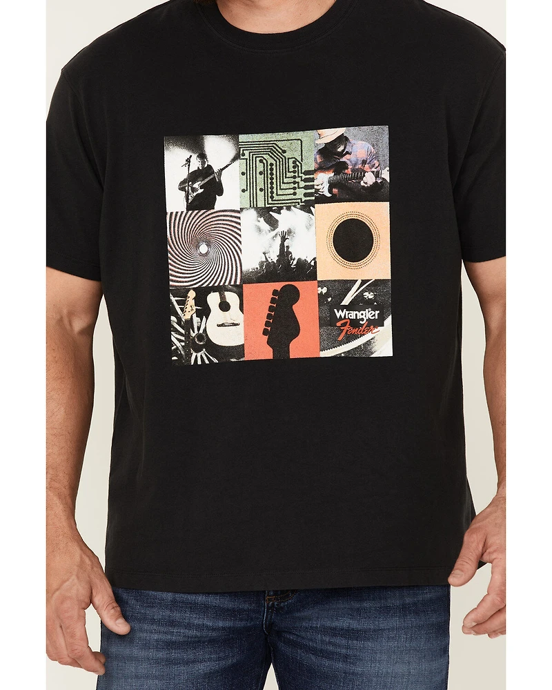 Wrangler X Fender Men's Archives Vintage Graphic T-Shirt