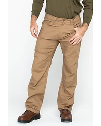 Hawx Men's Brown Stretch Ripstop Utility Work Pants - Big