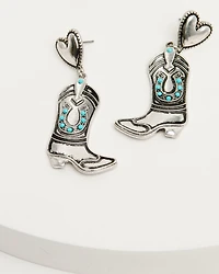 Shyanne Women's Boot and Horseshoe Earrings