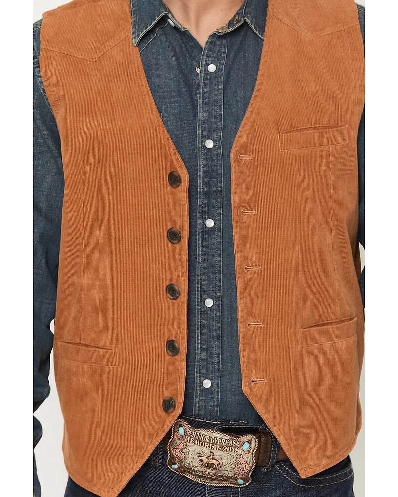 Cody James Men's William Corduroy Button-Down Vest