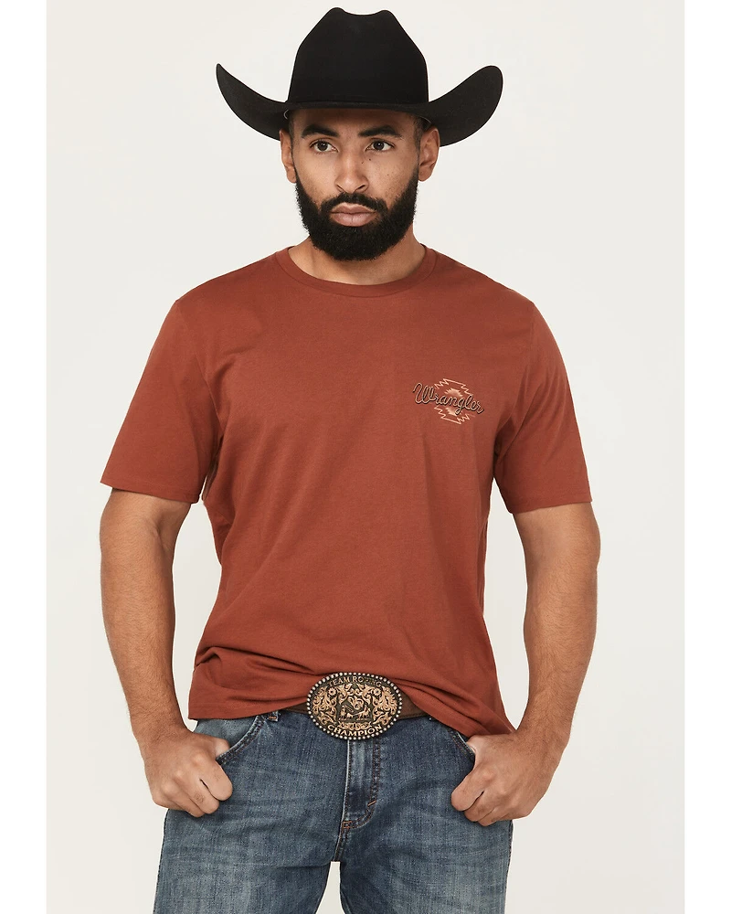 Wrangler Men's Boot Barn Exclusive Bucking Bronco Short Sleeve Graphic Tee