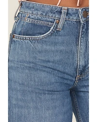 Wrangler Retro Women's Yvette Medium Wash High Rise Wide Leg Denim Jeans