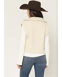Cleo + Wolf Women's Button-Down Sweater Vest