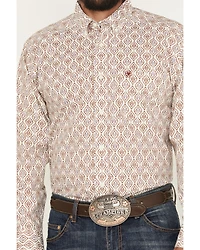 Ariat Men's Greely Medallion Print Long Sleeve Button-Down Western Shirt