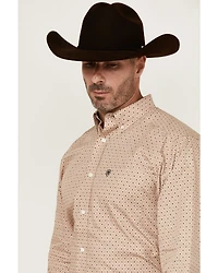 Ariat Men's Frazier Geo Print Long Sleeve Button-Down Western Shirt