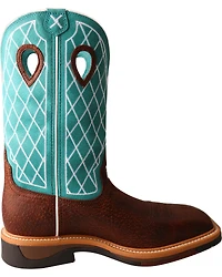 Twisted X Men's Lite Pattern Square Toe Western Work Boots