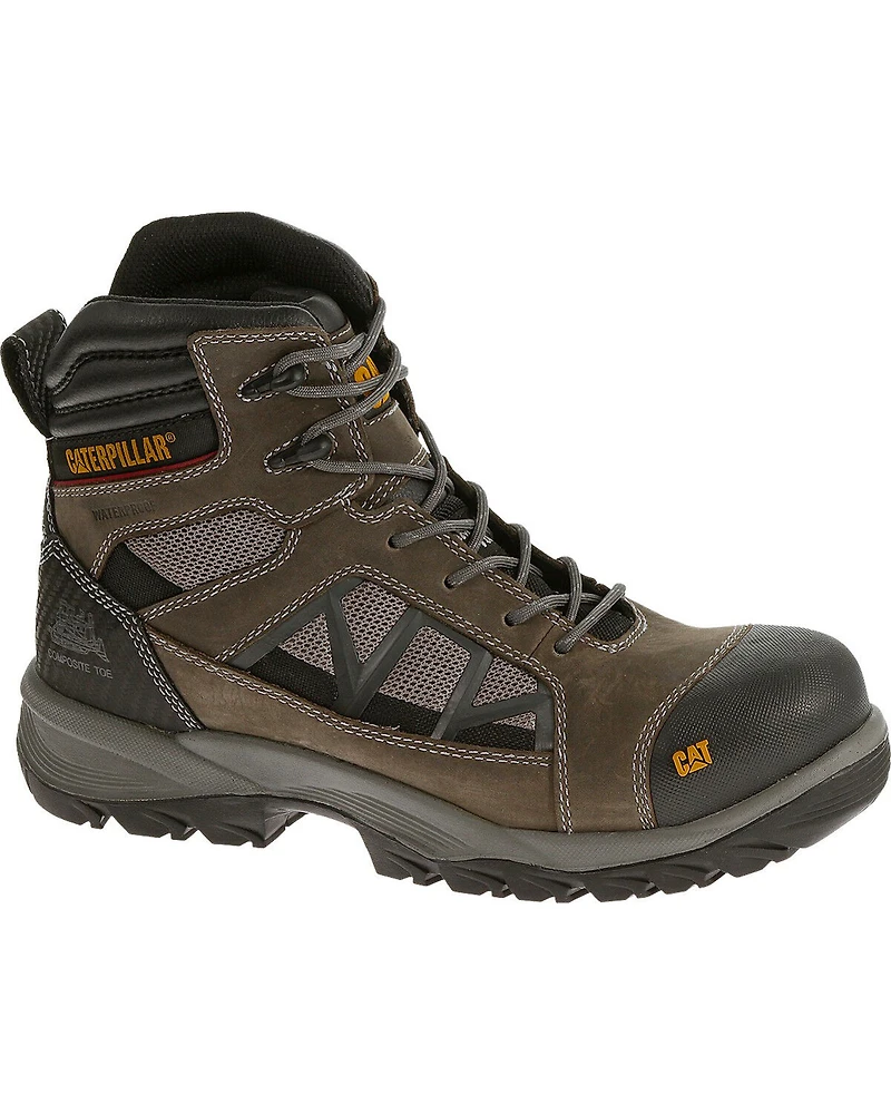 CAT Men's Compressor 6" Waterproof Work Boots - Composite Toe