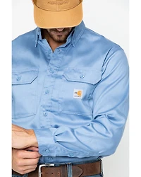 Carhartt Men's FR Dry Twill Long Sleeve Work Shirt