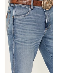 Wrangler Retro Men's Nolen Light Wash Slim Bootcut Stretch Denim Jeans