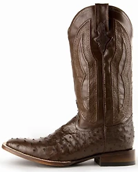 Ferrini Men's Full Quill Ostrich Exotic Western Boots