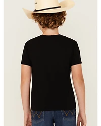 Rock & Roll Denim Boys' Steerhead Short Sleeve Graphic T-Shirt