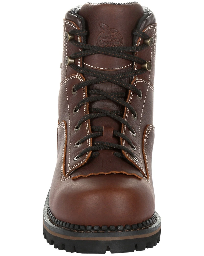 Georgia Boot Men's Amp LT Waterproof Logger Boots - Soft Toe