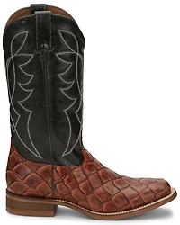 Nocona Men's Go Round Cognac Western Boots - Square Toe