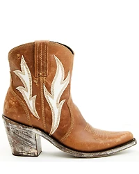 Liberty Black Women's Evan Flame Western Booties - Snip Toe