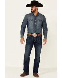 Ariat Men's M4 Barstow Denali Dark Wash Stretch Relaxed Straight Jeans