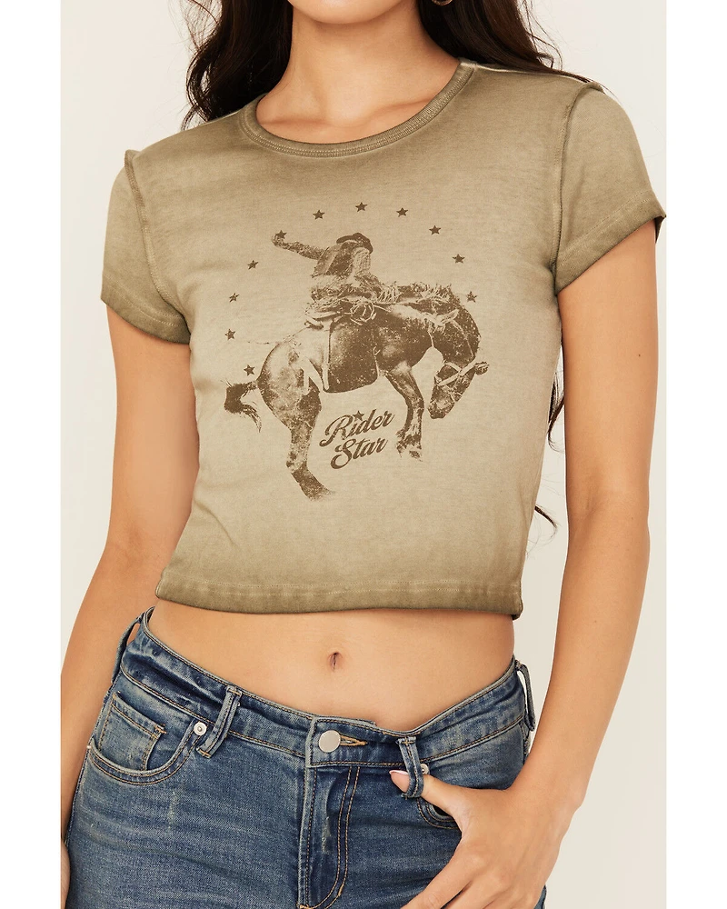 Youth Revolt Women's Star Rider Baby Graphic Tee