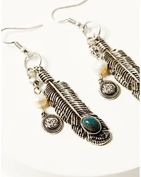 Shyanne Women's Gemma Feather Earrings