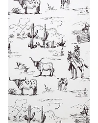 HiEnd Accents 200TC Cotton Ranch Life 4 Piece Sheet Set