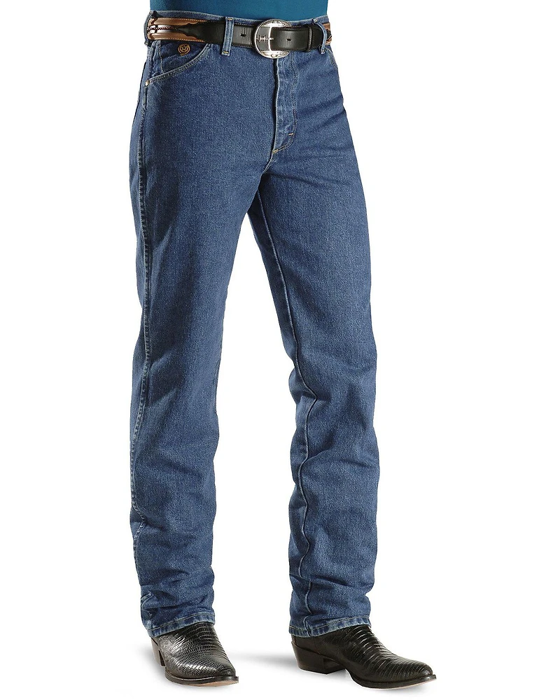 George Strait Wrangler Men's Slim Fit Western Jeans