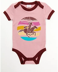 Shyanne Infant Girls' Rodeo Horse & Floral Paisley Sleep Set - 2-Piece