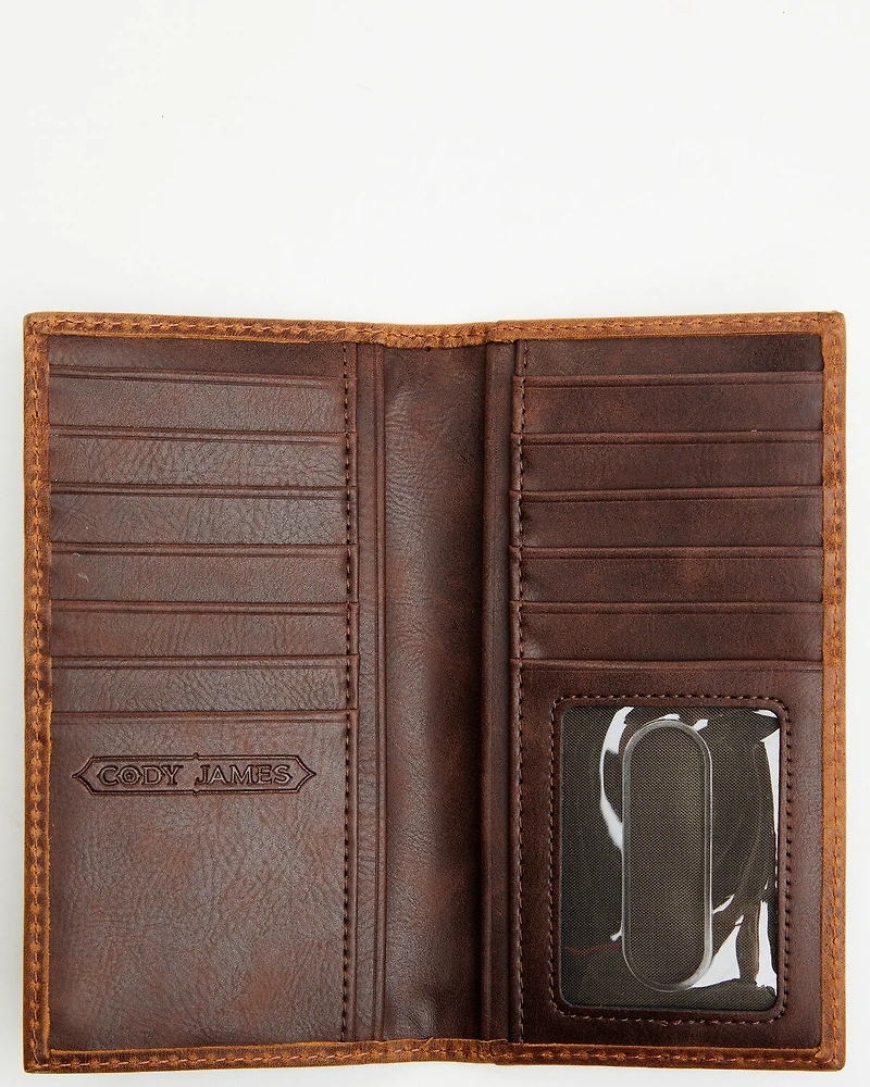 Cody James Men's Tooled Leather Rodeo Wallet