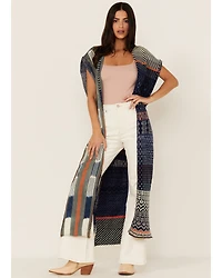 Free People Women's Blue Skies Maxi Vest