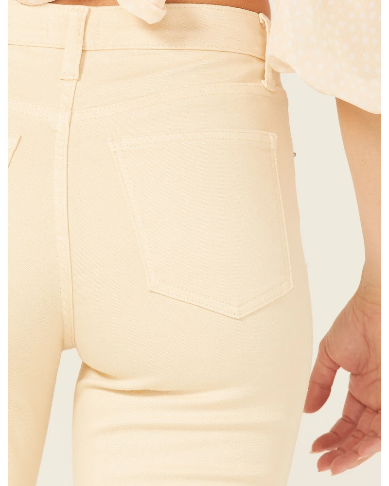 Sneak Peek Women's High Rise Slim Straight Jeans