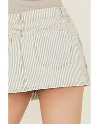 Free People Women's Wynne Railroad Mini Skirt