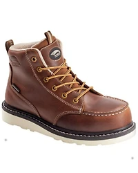 Avenger Men's Wedge 6" Mid Waterproof Lace-Up Work Boots - Carbon Nanofiber Toe