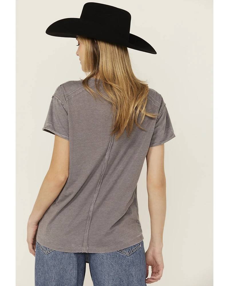 Blended Women's Nashville Embellished Short Sleeve Graphic Tee