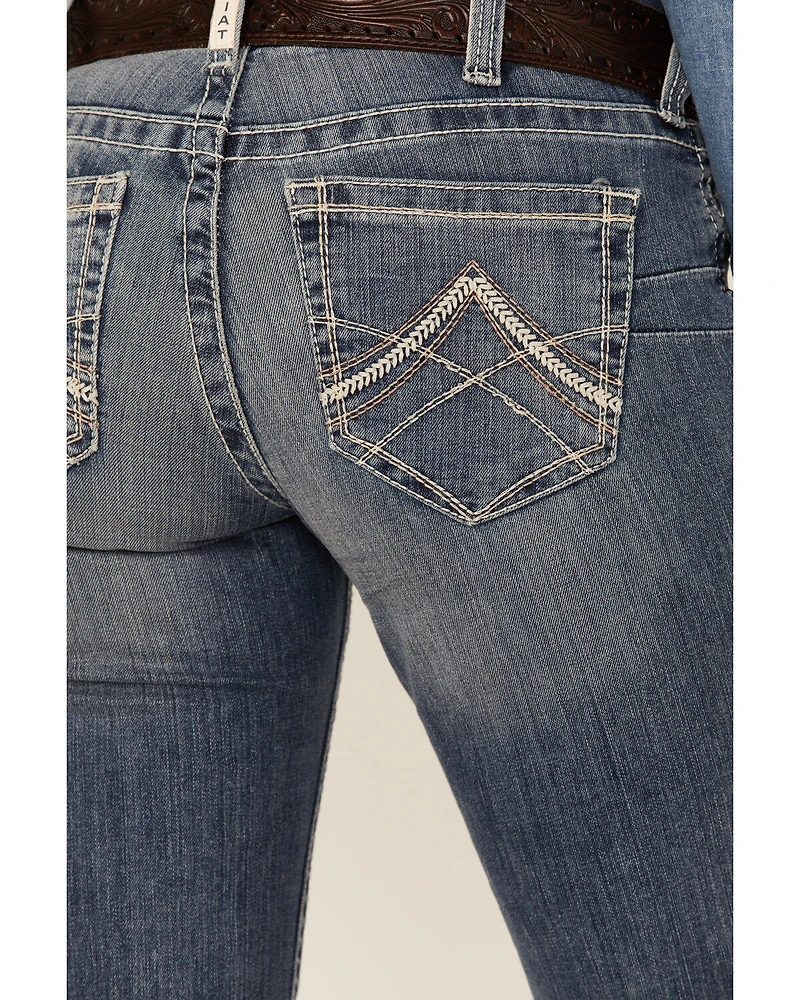 Ariat Women's Denim Rainstorm Straight Leg Riding Jeans