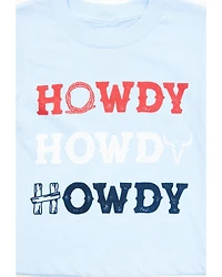 Cody James Toddler Boys' Howdy Short Sleeve Graphic T-Shirt