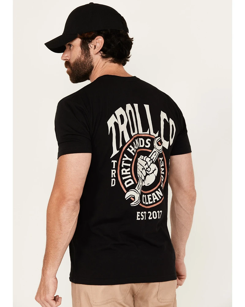 Troll Co Men's DHCM Wrencher Short Sleeve Graphic T-Shirt