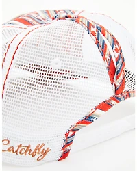 Trenditions Women's Catchfly Southwestern Striped Print Ball Cap