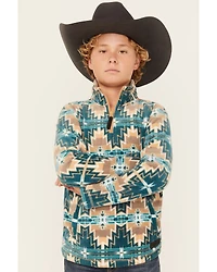 Rock & Roll Denim Boys' Southwestern Print Fleece Pullover