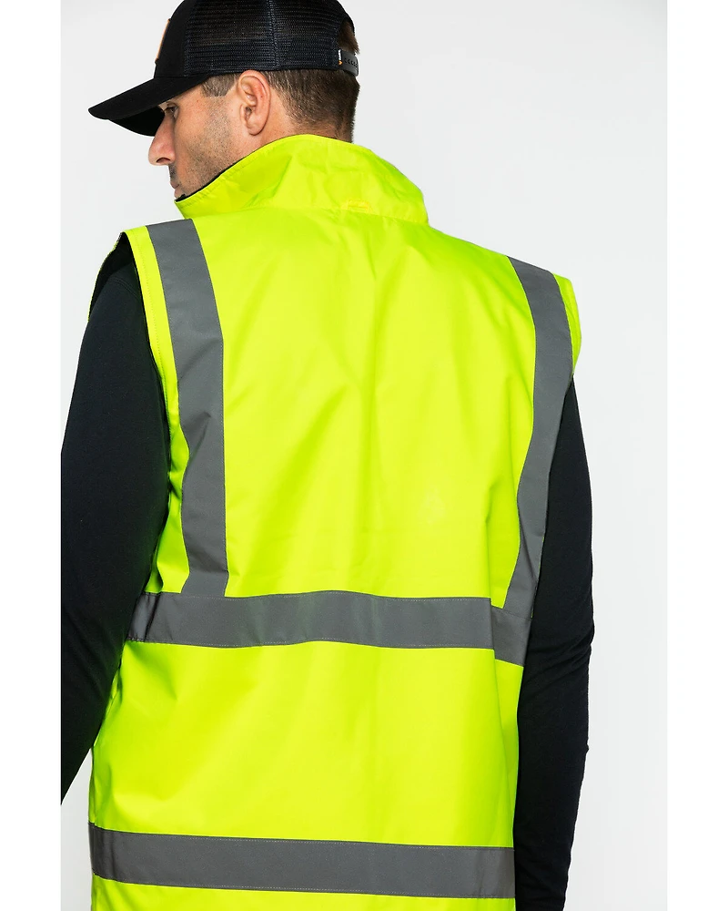 Hawx Men's Reversible Reflective Work Vest