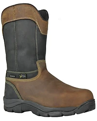 Hoss Men's Slag Waterproof Metguard Wellington Work Boots - Composite Toe